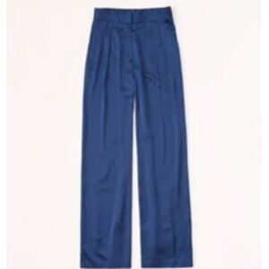 A&F Sloane Satin Tailored Pant